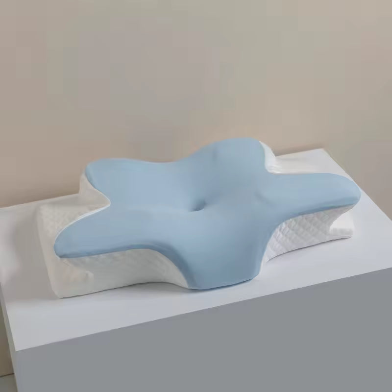Ergonomic Cooling Butterfly Memory Foam Neck Pillow