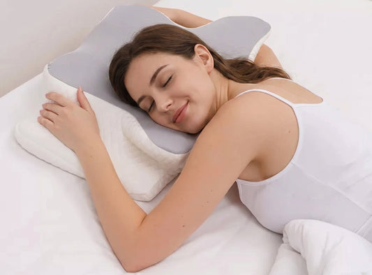 Ergonomic Cooling Butterfly Memory Foam Neck Pillow
